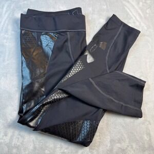 Under Armour Q4 Superbase Legging Mens Black Size Large Athletic Workout